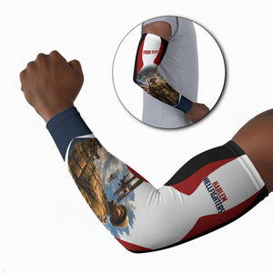 Personalized Harlem Hellfighters Arm Sleeves WWI African American Soldiers Patriotic Vintage Art