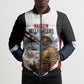 Personalized Harlem Hellfighters Bomber Puffer Jacket WWI African American Soldiers Patriotic Vintage Art