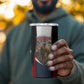 Personalized Harlem Hellfighters 4 in 1 Can Cooler Tumbler WWI African American Soldiers Patriotic Vintage Art