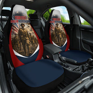 Personalized Harlem Hellfighters Car Seat Cover WWI African American Soldiers Patriotic Vintage Art