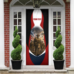 Personalized Harlem Hellfighters Door Cover WWI African American Soldiers Patriotic Vintage Art