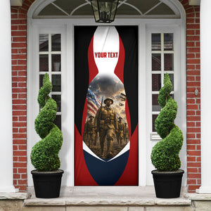 Personalized Harlem Hellfighters Door Cover WWI African American Soldiers Patriotic Vintage Art