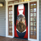 Personalized Harlem Hellfighters Door Cover WWI African American Soldiers Patriotic Vintage Art