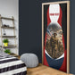 Personalized Harlem Hellfighters Door Cover WWI African American Soldiers Patriotic Vintage Art