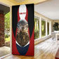 Personalized Harlem Hellfighters Door Cover WWI African American Soldiers Patriotic Vintage Art