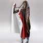 Personalized Harlem Hellfighters Hooded Blanket WWI African American Soldiers Patriotic Vintage Art