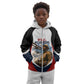 Personalized Harlem Hellfighters Kid Hoodie WWI African American Soldiers Patriotic Vintage Art
