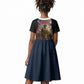 Personalized Harlem Hellfighters Kid Short Sleeve Dress WWI African American Soldiers Patriotic Vintage Art