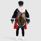 Personalized Harlem Hellfighters Kid Wearable Blanket Hoodie WWI African American Soldiers Patriotic Vintage Art