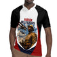 Personalized Harlem Hellfighters Rugby Jersey WWI African American Soldiers Patriotic Vintage Art