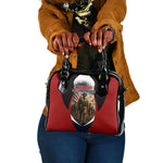 Personalized Harlem Hellfighters Shoulder Handbag WWI African American Soldiers Patriotic Vintage Art