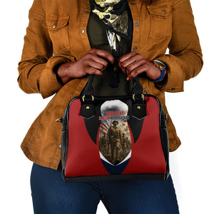 Personalized Harlem Hellfighters Shoulder Handbag WWI African American Soldiers Patriotic Vintage Art