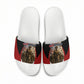 Personalized Harlem Hellfighters Slide Sandals WWI African American Soldiers Patriotic Vintage Art