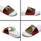 Personalized Harlem Hellfighters Slide Sandals WWI African American Soldiers Patriotic Vintage Art