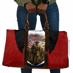 Personalized Harlem Hellfighters Travel Bag WWI African American Soldiers Patriotic Vintage Art