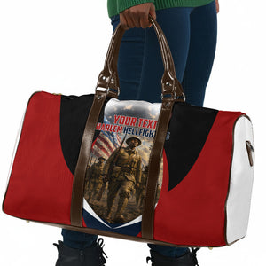 Personalized Harlem Hellfighters Travel Bag WWI African American Soldiers Patriotic Vintage Art