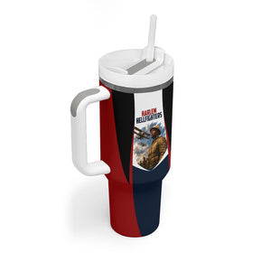 Personalized Harlem Hellfighters Tumbler With Handle WWI African American Soldiers Patriotic Vintage Art