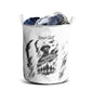 Personalized Harlem Hellfighters Laundry Basket WWI African American Soldiers Monochrome Grunge Sketch Art