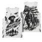 Personalized Harlem Hellfighters Basketball Jersey WWI African American Soldiers Monochrome Grunge Sketch Art