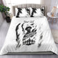 Personalized Harlem Hellfighters Bedding Set WWI African American Soldiers Monochrome Grunge Sketch Art