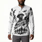 Personalized Harlem Hellfighters Button Sweatshirt WWI African American Soldiers Monochrome Grunge Sketch Art