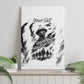 Personalized Harlem Hellfighters Canvas Wall Art WWI African American Soldiers Monochrome Grunge Sketch Art