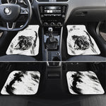 Personalized Harlem Hellfighters Car Mats WWI African American Soldiers Monochrome Grunge Sketch Art