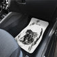 Personalized Harlem Hellfighters Car Mats WWI African American Soldiers Monochrome Grunge Sketch Art