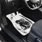 Personalized Harlem Hellfighters Car Mats WWI African American Soldiers Monochrome Grunge Sketch Art