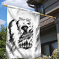 Personalized Harlem Hellfighters Garden Flag WWI African American Soldiers Monochrome Grunge Sketch Art