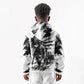 Personalized Harlem Hellfighters Kid Hoodie WWI African American Soldiers Monochrome Grunge Sketch Art
