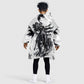Personalized Harlem Hellfighters Kid Wearable Blanket Hoodie WWI African American Soldiers Monochrome Grunge Sketch Art