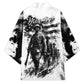 Personalized Harlem Hellfighters Kimono WWI African American Soldiers Monochrome Grunge Sketch Art