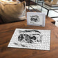 Personalized Harlem Hellfighters Puzzle WWI African American Soldiers Monochrome Grunge Sketch Art