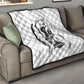 Personalized Harlem Hellfighters Quilt WWI African American Soldiers Monochrome Grunge Sketch Art