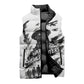 Personalized Harlem Hellfighters Sleeveless Puffer Jacket WWI African American Soldiers Monochrome Grunge Sketch Art