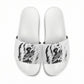 Personalized Harlem Hellfighters Slide Sandals WWI African American Soldiers Monochrome Grunge Sketch Art