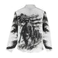 Personalized Harlem Hellfighters Women Casual Shirt WWI African American Soldiers Monochrome Grunge Sketch Art