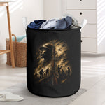 Harlem Hellfighters WWI Soldier Laundry Basket Vintage Military Jazz Band Artwork