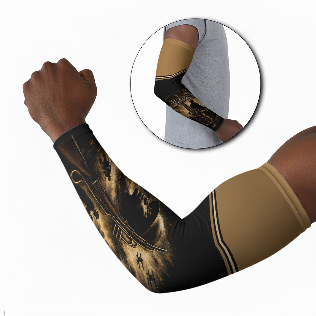 Harlem Hellfighters WWI Soldier Arm Sleeves Vintage Military Jazz Band Artwork