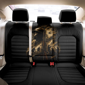 Harlem Hellfighters WWI Soldier Back Car Seat Cover Vintage Military Jazz Band Artwork