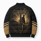 Harlem Hellfighters WWI Soldier Bomber Puffer Jacket Vintage Military Jazz Band Artwork