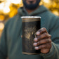 Harlem Hellfighters WWI Soldier 4 in 1 Can Cooler Tumbler Vintage Military Jazz Band Artwork