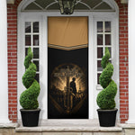 Harlem Hellfighters WWI Soldier Door Cover Vintage Military Jazz Band Artwork