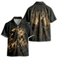 Harlem Hellfighters WWI Soldier Kid Hawaiian Shirt Vintage Military Jazz Band Artwork