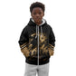 Harlem Hellfighters WWI Soldier Kid Hoodie Vintage Military Jazz Band Artwork