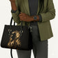 Harlem Hellfighters WWI Soldier Leather Bag Vintage Military Jazz Band Artwork