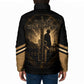 Harlem Hellfighters WWI Soldier Padded Jacket Vintage Military Jazz Band Artwork
