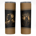 Harlem Hellfighters WWI Soldier Skinny Tumbler Vintage Military Jazz Band Artwork