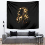 Harlem Hellfighters WWI Soldier Tapestry Vintage Military Jazz Band Artwork